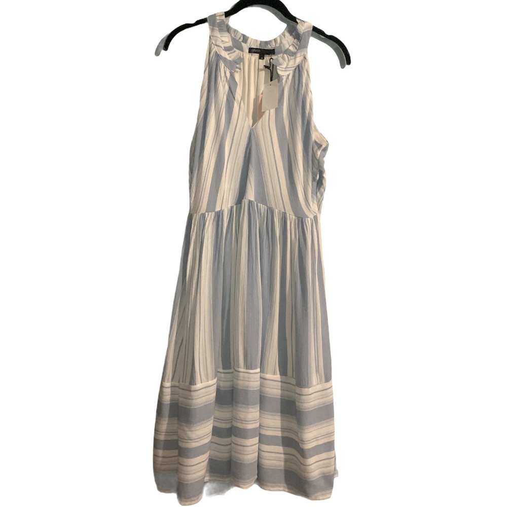 Gibson x The Motherchic Newport Striped Dress NWT Size Medium Nautical - Picture 3 of 15